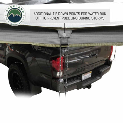 Overland Vehicle Systems HD Nomadic 270 Degree Awning - Passenger Side - Dark Gray Awning With Black Cover - Angler's Pro Tackle & Outdoors