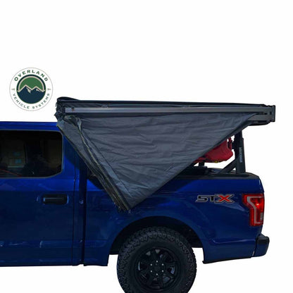 Overland Vehicle Systems HD Nomadic 270 LT Awning - Driver Side - Dark Gray With Black Travel Cover Universal - Angler's Pro Tackle & Outdoors