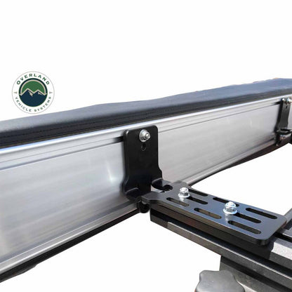 Overland Vehicle Systems HD Nomadic 270 LT Awning - Driver Side - Dark Gray With Black Travel Cover Universal - Angler's Pro Tackle & Outdoors