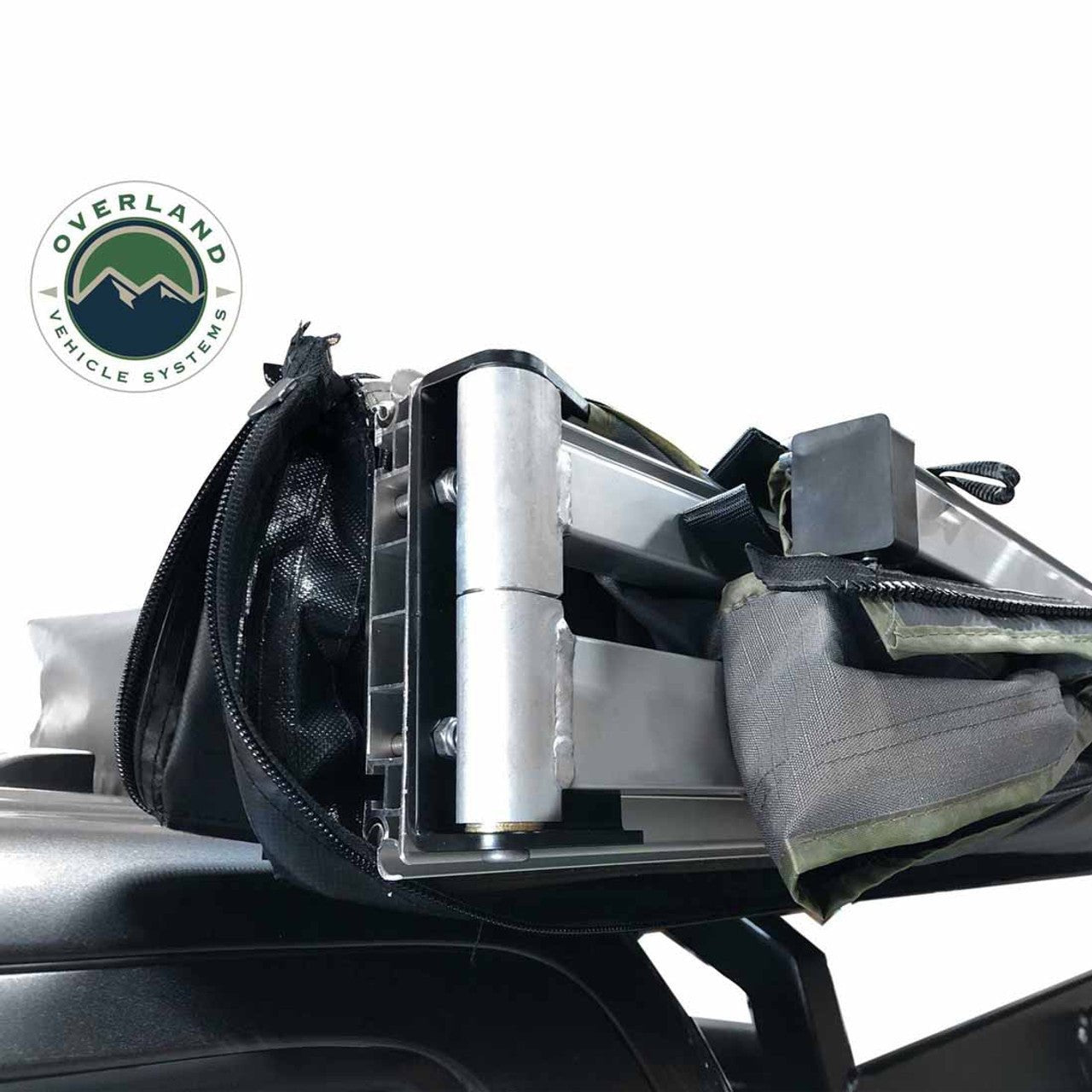 Overland Vehicle Systems HD Nomadic 270 LT Awning - Passenger Side - Dark Gray With Black Travel Cover Universal - Angler's Pro Tackle & Outdoors