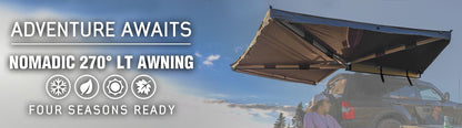 Overland Vehicle Systems HD Nomadic 270 LT Awning & Wall 1, 2, & Mounting Brackets - Driver Side - Angler's Pro Tackle & Outdoors
