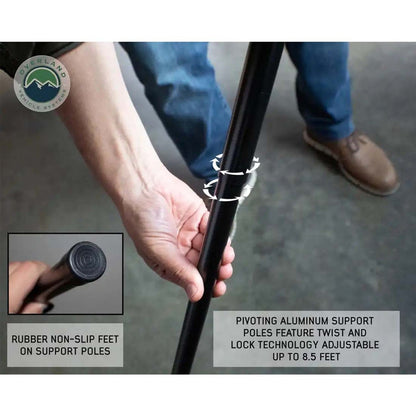 Overland Vehicle Systems HD Nomadic 270 LT Awning & Wall 1, 2, & Mounting Brackets - Driver Side - Angler's Pro Tackle & Outdoors