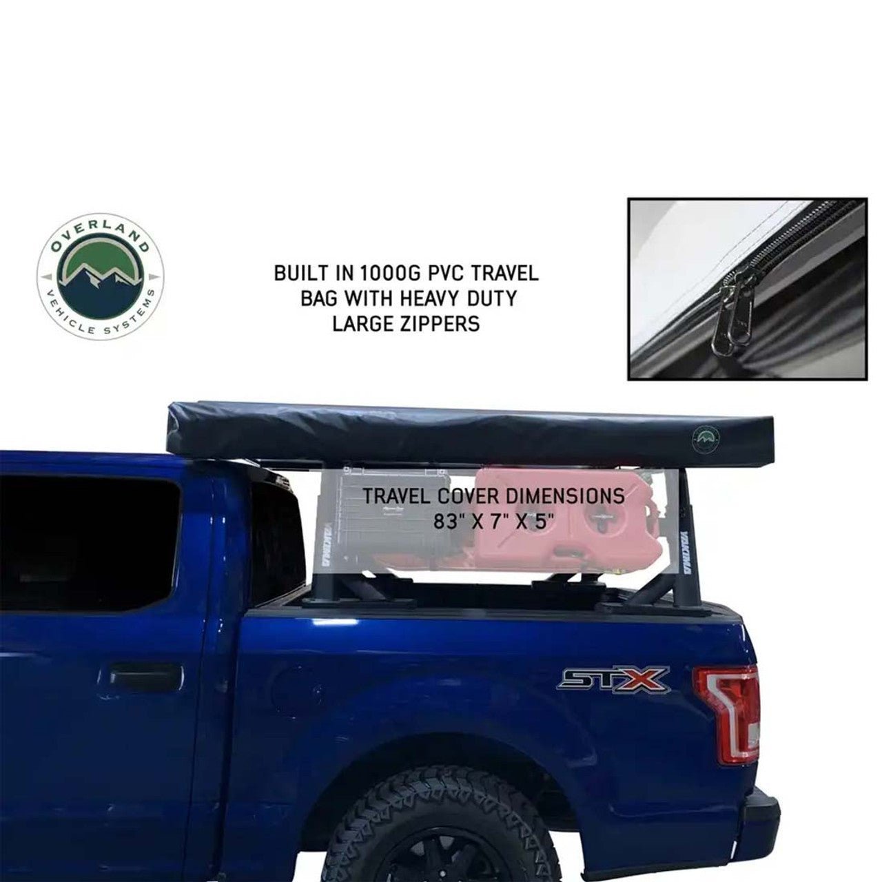 Overland Vehicle Systems HD Nomadic 270 LT Awning & Wall 1, 2, & Mounting Brackets - Driver Side - Angler's Pro Tackle & Outdoors