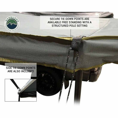 Overland Vehicle Systems HD Nomadic 270 LT Awning & Wall 1, 2, & Mounting Brackets - Driver Side - Angler's Pro Tackle & Outdoors