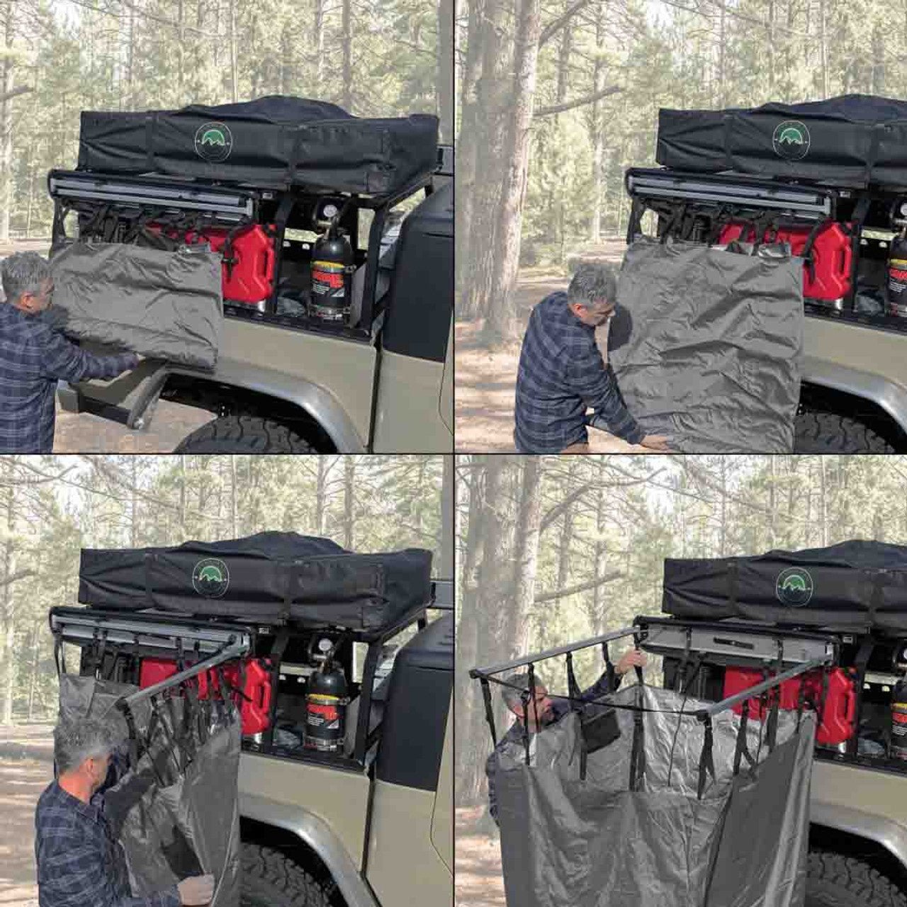 Overland Vehicle Systems HD Nomadic Quick Deploying Shower Room - Angler's Pro Tackle & Outdoors
