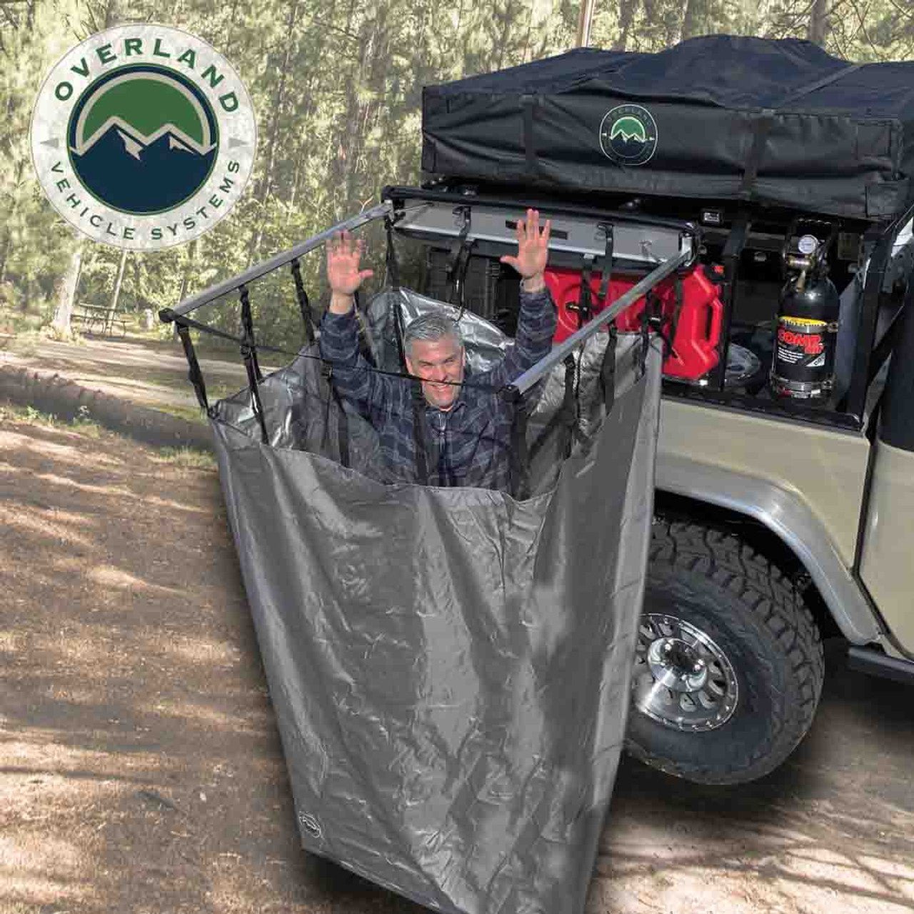 Overland Vehicle Systems HD Nomadic Quick Deploying Shower Room - Angler's Pro Tackle & Outdoors