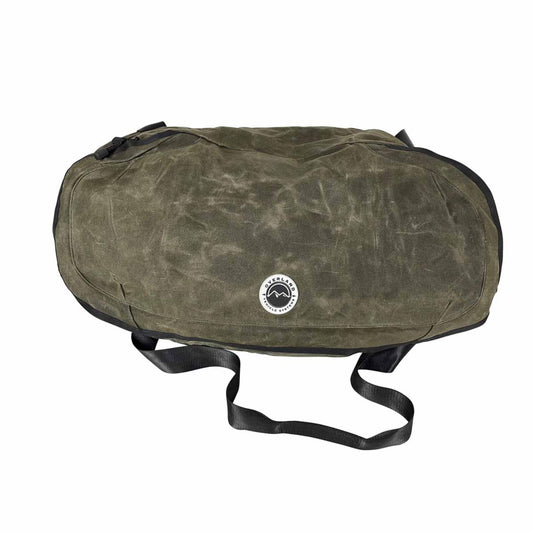 Overland Vehicle Systems Large Duffle Bag with Handle & Straps - #16 Waxed Canvas Storage - Angler's Pro Tackle & Outdoors