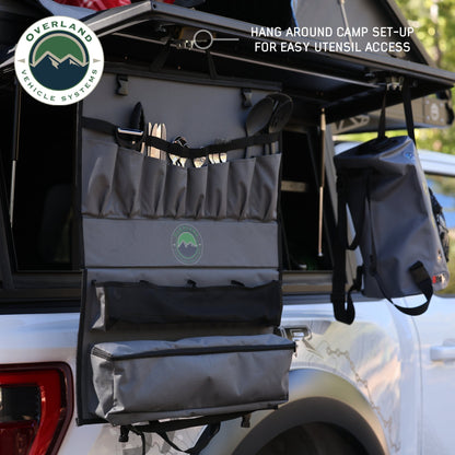 Overland Vehicle Systems Overland Kitchen Kit - 24 Piece Cooking and Utensil Kit, Hanging Carrying Case - Angler's Pro Tackle & Outdoors