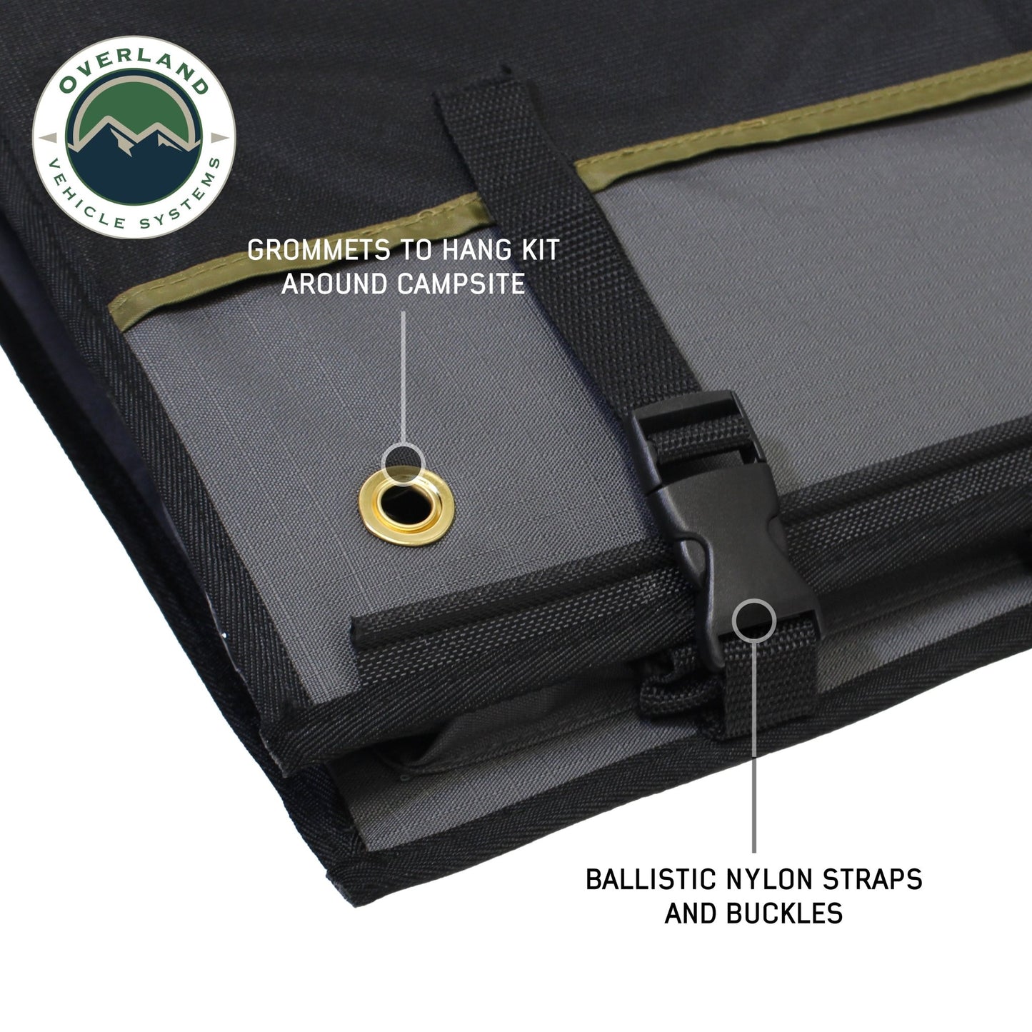 Overland Vehicle Systems Overland Kitchen Kit - 24 Piece Cooking and Utensil Kit, Hanging Carrying Case - Angler's Pro Tackle & Outdoors