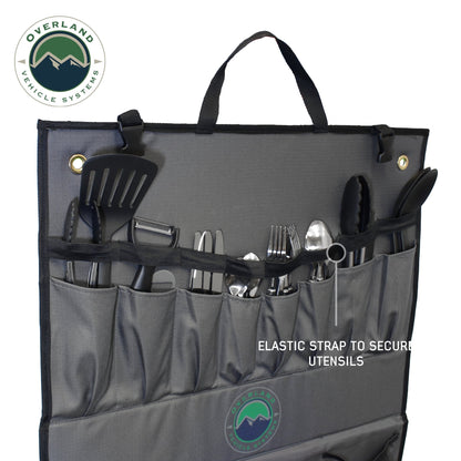 Overland Vehicle Systems Overland Kitchen Kit - 24 Piece Cooking and Utensil Kit, Hanging Carrying Case - Angler's Pro Tackle & Outdoors