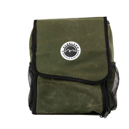 Overland Vehicle Systems Overnight Bag with Handle & Straps - #16 Waxed Canvas Storage - Angler's Pro Tackle & Outdoors