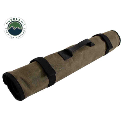 Overland Vehicle Systems Rolled Bag Socket With Handle And Straps - #16 Waxed Canvas - Angler's Pro Tackle & Outdoors
