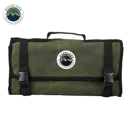 Overland Vehicle Systems Rolled First Aid Storage Bag - #16 Waxed Canvas Universal - Angler's Pro Tackle & Outdoors