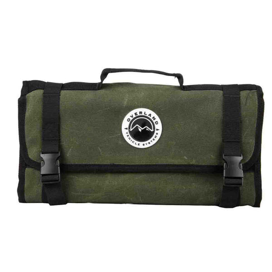 Overland Vehicle Systems Rolled First Aid Storage Bag - #16 Waxed Canvas Universal - Angler's Pro Tackle & Outdoors