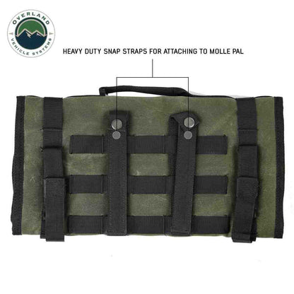 Overland Vehicle Systems Rolled First Aid Storage Bag - #16 Waxed Canvas Universal - Angler's Pro Tackle & Outdoors