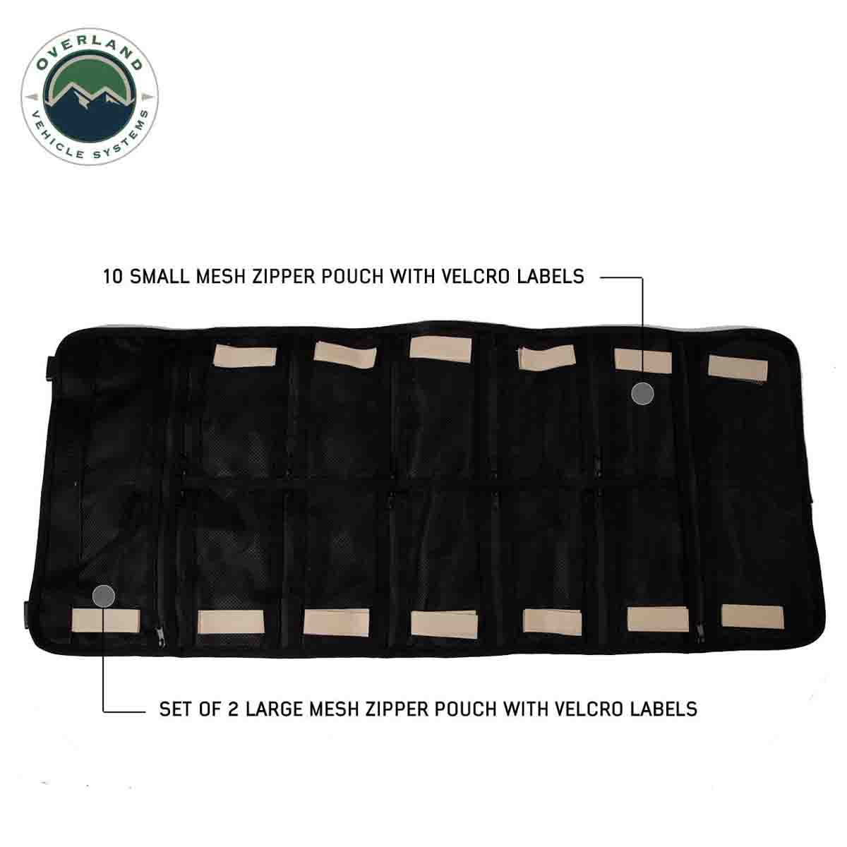 Overland Vehicle Systems Rolled First Aid Storage Bag - #16 Waxed Canvas Universal - Angler's Pro Tackle & Outdoors