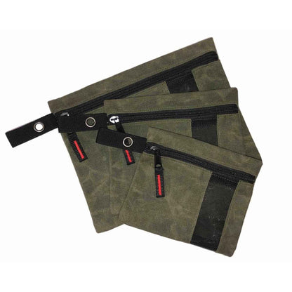 Overland Vehicle Systems Small Size 3 - Bag Set of Storage Bags - #12 Waxed Canvas - Angler's Pro Tackle & Outdoors
