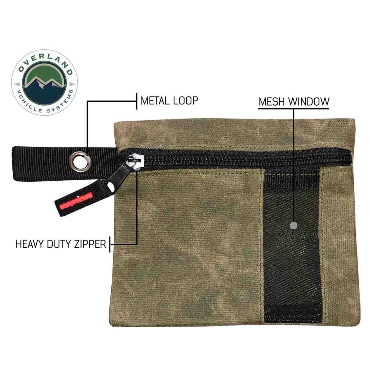 Overland Vehicle Systems Small Size 3 - Bag Set of Storage Bags - #12 Waxed Canvas - Angler's Pro Tackle & Outdoors