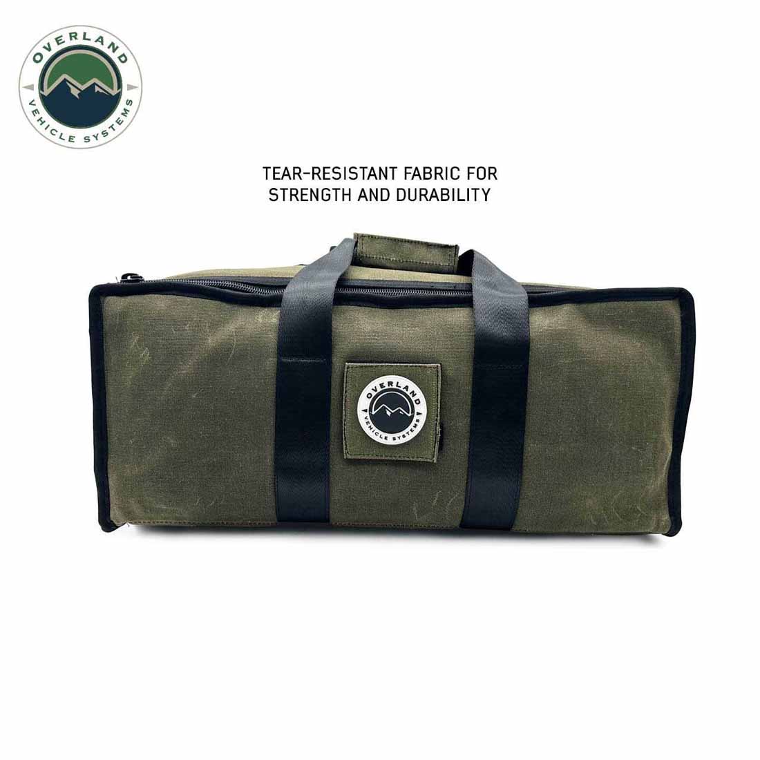 Overland Vehicle Systems Utility Bag - #16 Waxed Canvas Storage Bag - Angler's Pro Tackle & Outdoors