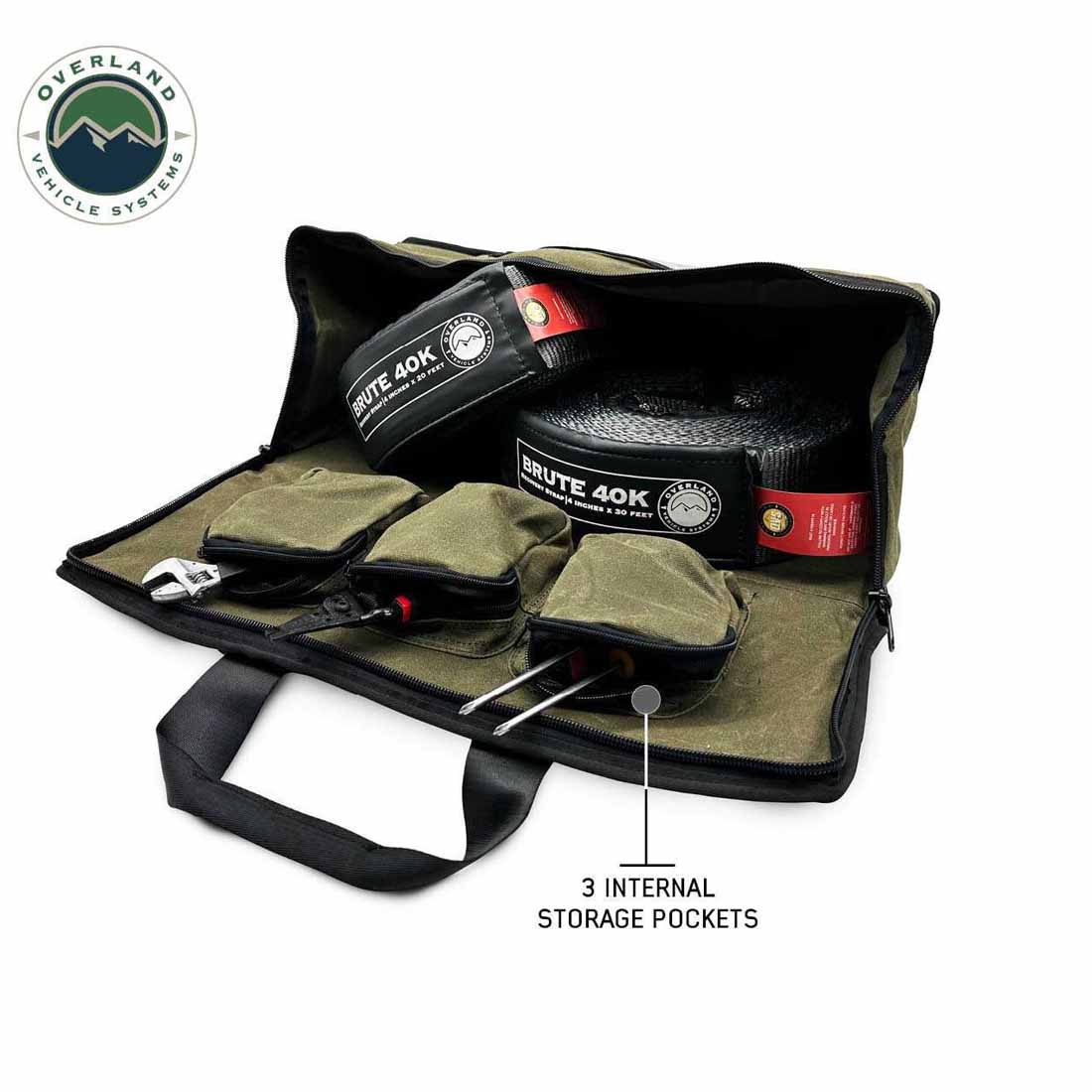 Overland Vehicle Systems Utility Bag - #16 Waxed Canvas Storage Bag - Angler's Pro Tackle & Outdoors