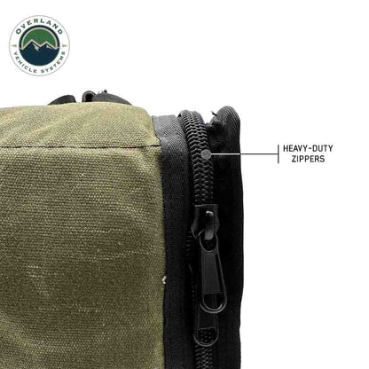 Overland Vehicle Systems Utility Bag - #16 Waxed Canvas Storage Bag - Angler's Pro Tackle & Outdoors
