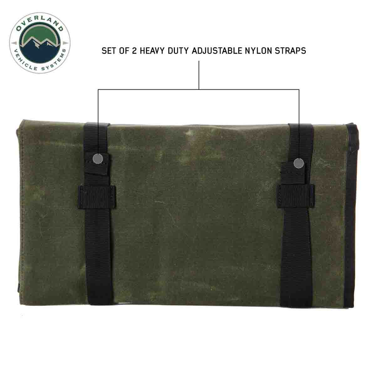 Overland Vehicle Systems Wrench Tool Roll - #16 Waxed Canvas Storage - Angler's Pro Tackle & Outdoors