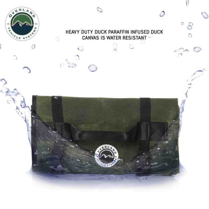 Overland Vehicle Systems Wrench Tool Roll - #16 Waxed Canvas Storage - Angler's Pro Tackle & Outdoors