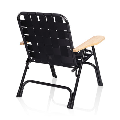 Picnic Time Lux Woven Camp Chair