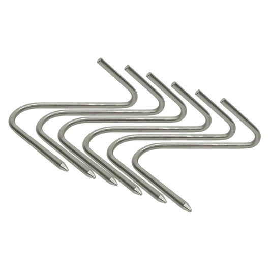 Hunsaker Vortex Smokers Stainless Steel Meat Hooks (pack of 6): The Perfect Way to Hang Your Meat