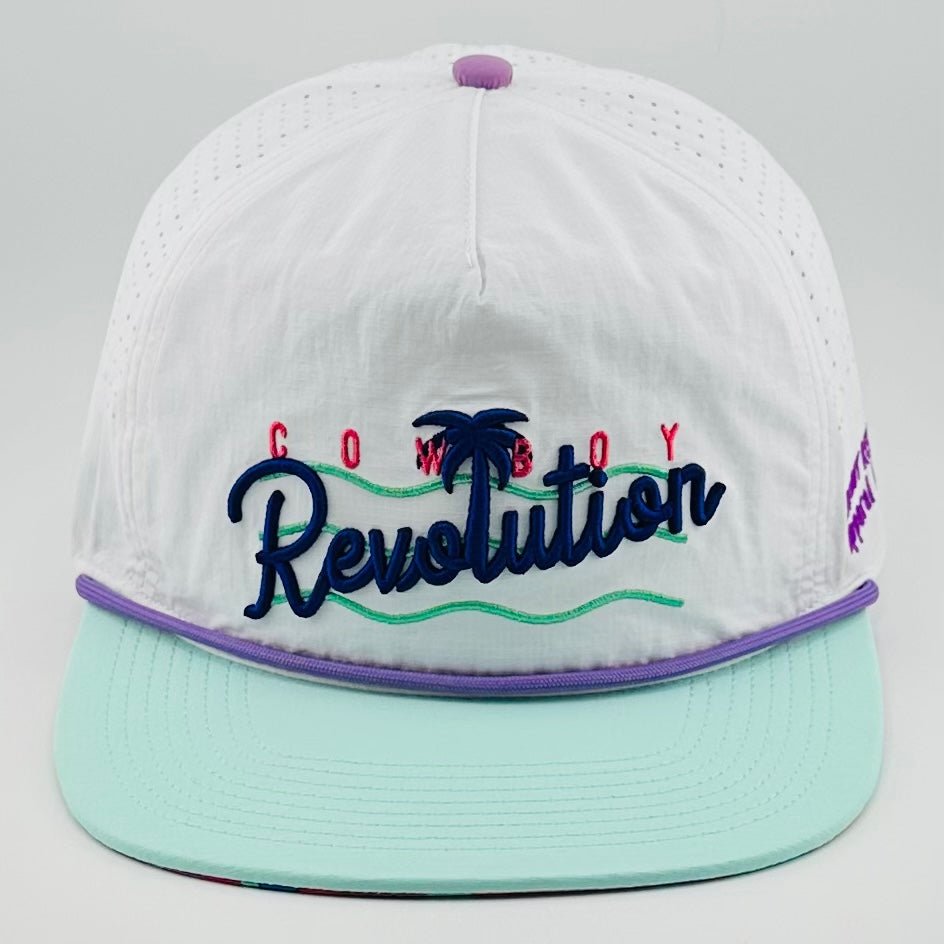 “Palm Tree Logo ” - Cowboy Revolution 5 - Panel Nylon Hat - Angler's Pro Tackle & Outdoors