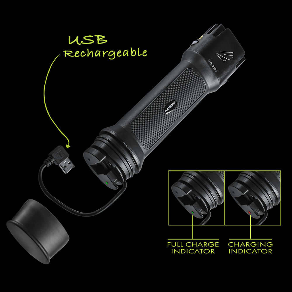 Panther Vision FLATEYE™ Rechargeable FR - 2100 Flashlight - 2175 Lumens - Angler's Pro Tackle & Outdoors