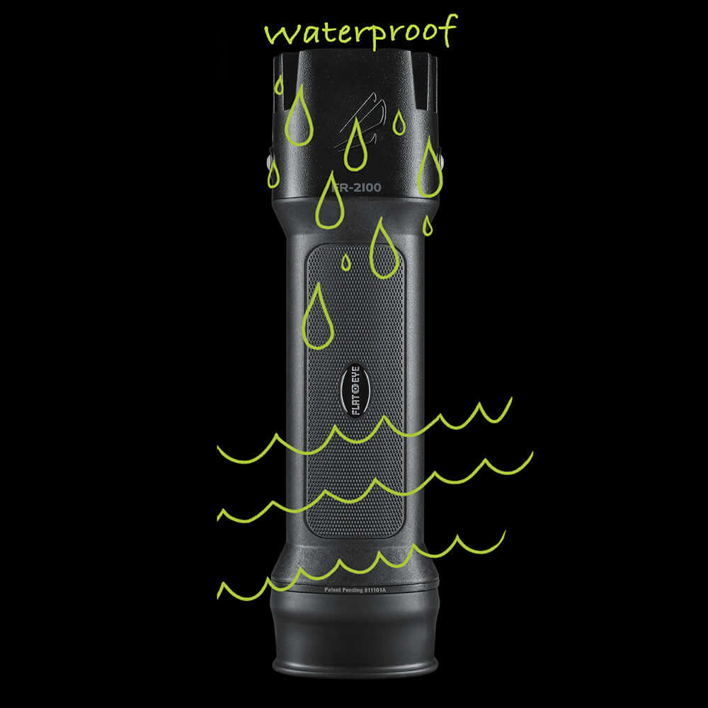 Panther Vision FLATEYE™ Rechargeable FR - 2100 Flashlight - 2175 Lumens - Angler's Pro Tackle & Outdoors