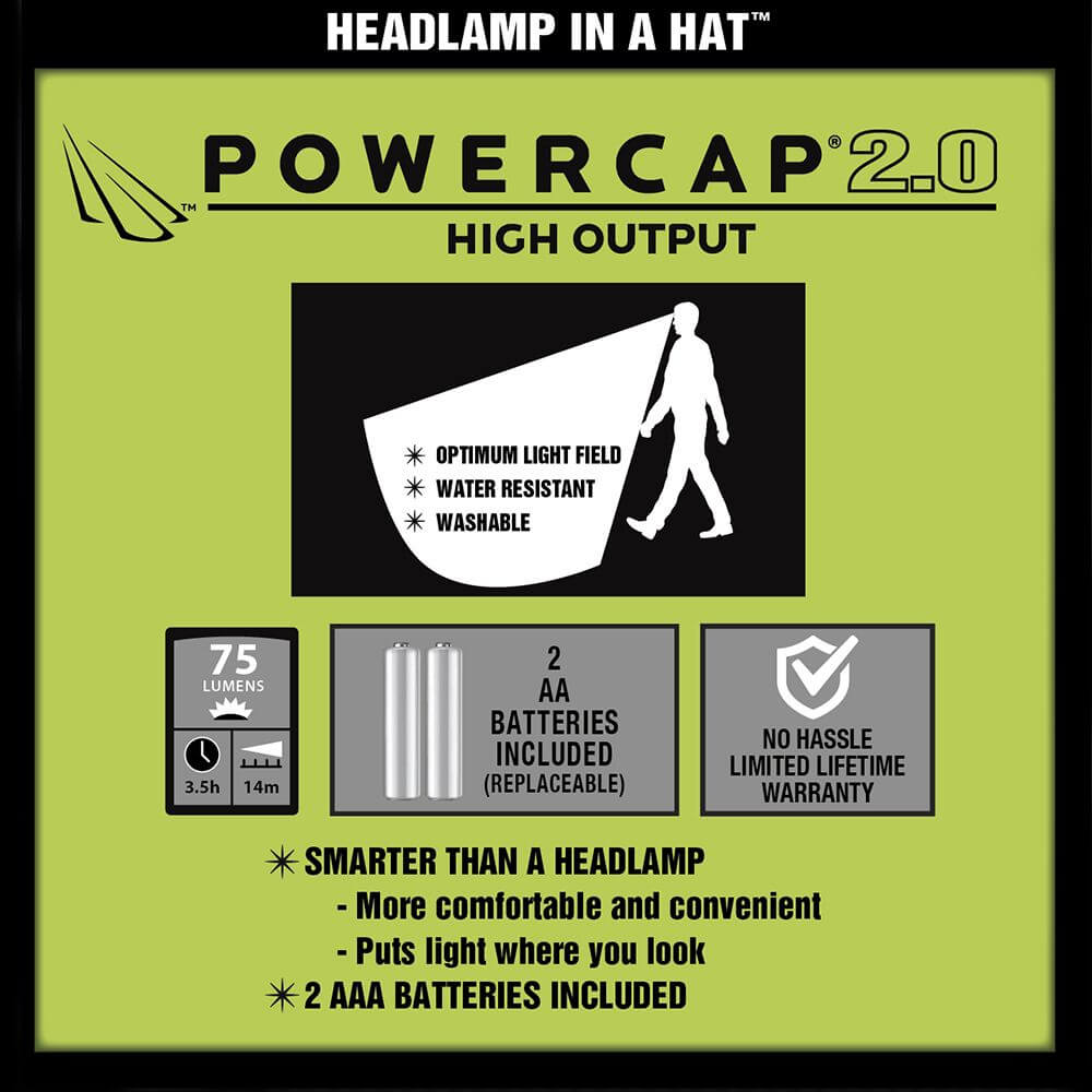 Panther Vision POWERCAP 2.0 Fleece LED Lighted Headlamp Beanies - Angler's Pro Tackle & Outdoors