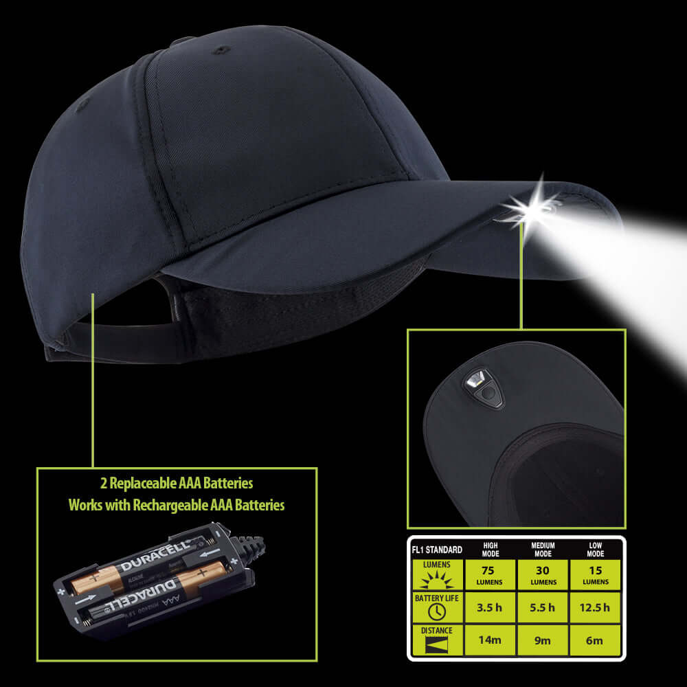 Panther Vision POWERCAP 2.0 Law Enforcement Tactical Series LED Headlamp Hat - Angler's Pro Tackle & Outdoors