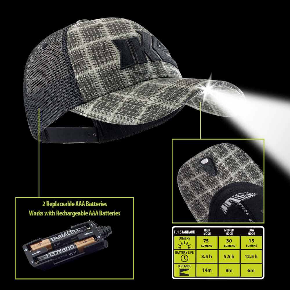 Panther Vision POWERCAP 2.0 Mike Iaconelli Pro Series Fishing LED Lighted Headlamp Hat - Angler's Pro Tackle & Outdoors