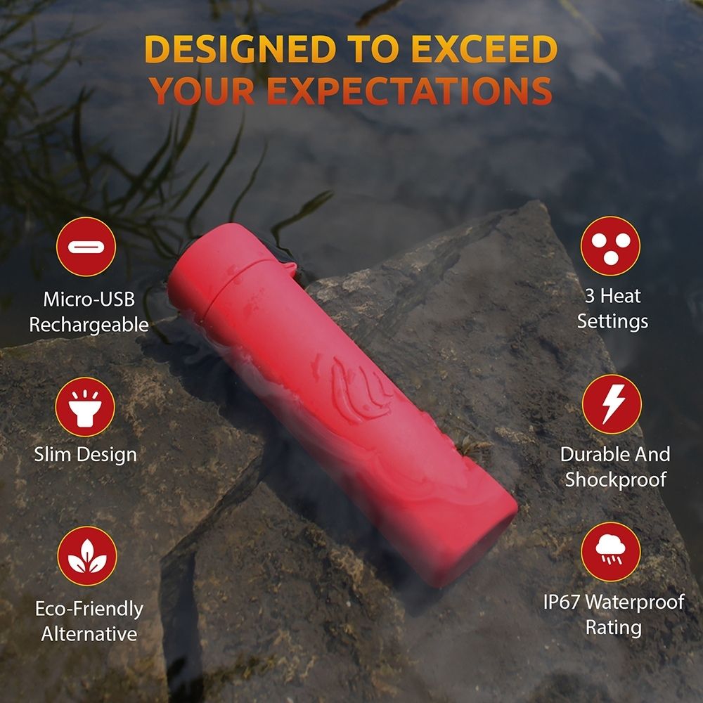 Panther Vision POWERPAW 501 IP67 Waterproof Rechargeable Electric Hand Warmer - Angler's Pro Tackle & Outdoors