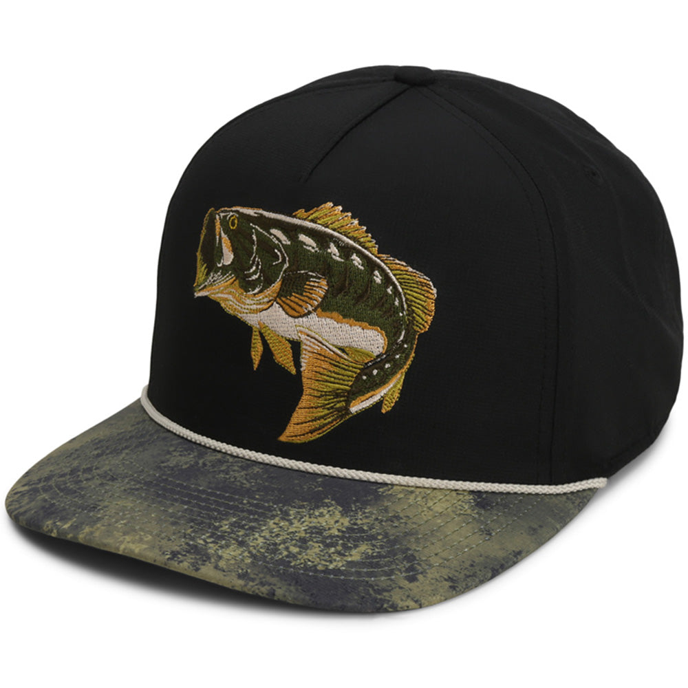 Paramount Outdoors Largemouth Bass 5-Panel Trucker Rope Cap