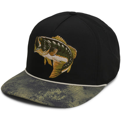 Paramount Outdoors Largemouth Bass 5-Panel Trucker Rope Cap