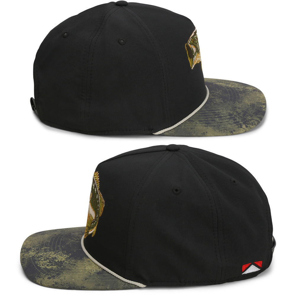 Paramount Outdoors Largemouth Bass 5-Panel Trucker Rope Cap