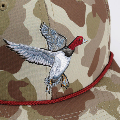 Paramount Outdoors Redhead Duck Hat 6-Panel Waterfowl Rope Cap