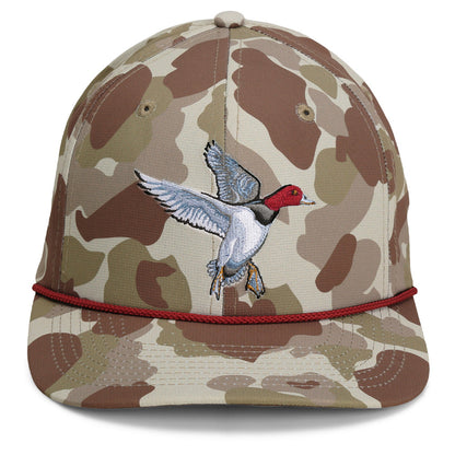 Paramount Outdoors Redhead Duck Hat 6-Panel Waterfowl Rope Cap