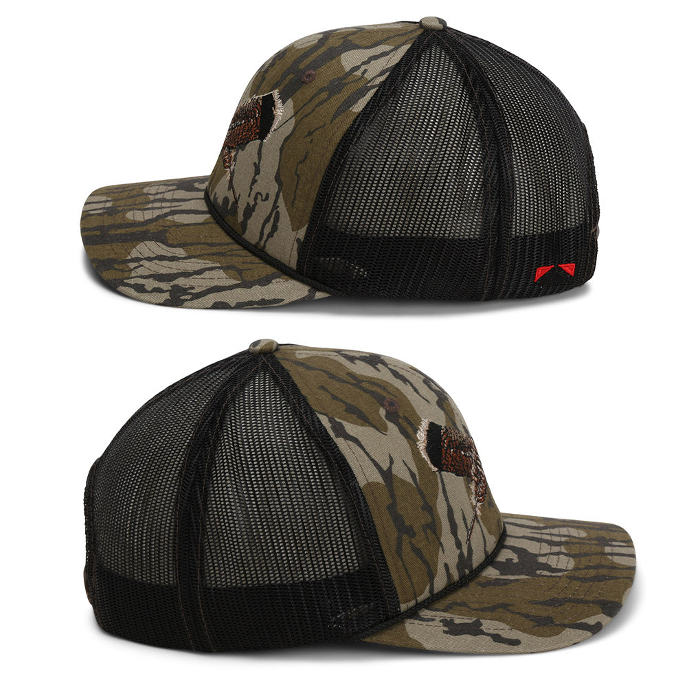 Paramount Outdoors Mossy Oak Bottomland Turkey Feather Meshback Cap