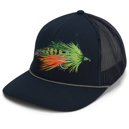 Paramount Outdoors Fire Tiger Streamer Fly Fishing Mesh Back Rope Cap