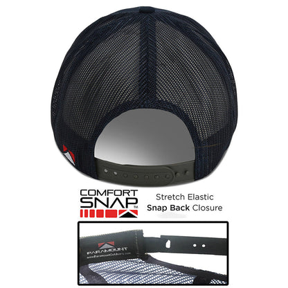 Paramount Outdoors Fire Tiger Streamer Fly Fishing Mesh Back Rope Cap