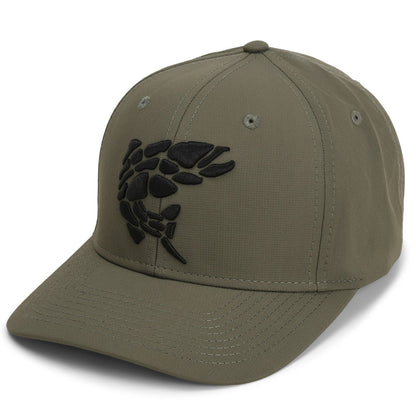 Paramount Outdoors Rock Fish 3-D Puff Embroidery Performance RipStop Fishing Hat