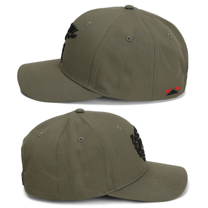 Paramount Outdoors Rock Fish 3-D Puff Embroidery Performance RipStop Fishing Hat