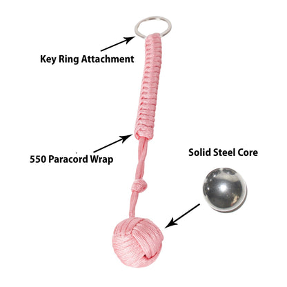 Paracord Monkey Fist Keychain - Angler's Pro Tackle & Outdoors