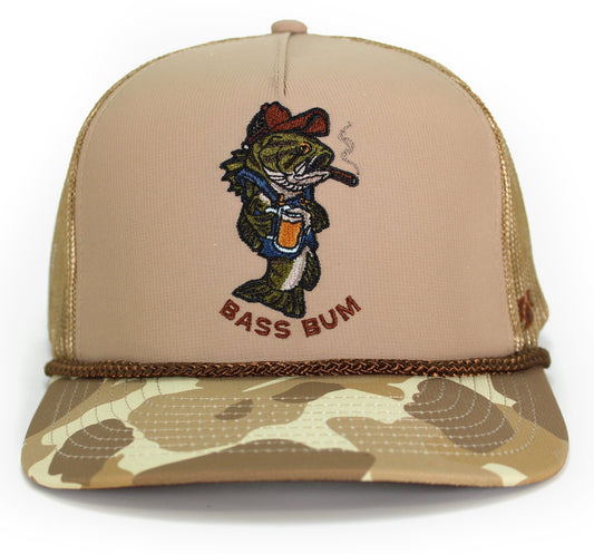 Paramount Outdoors Bass Bum 5 - Panel Bass Fishing Hat - Angler's Pro Tackle & Outdoors