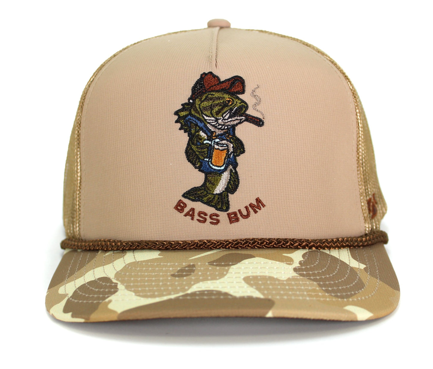 Paramount Outdoors Bass Bum 5 - Panel Bass Fishing Hat - Angler's Pro Tackle & Outdoors