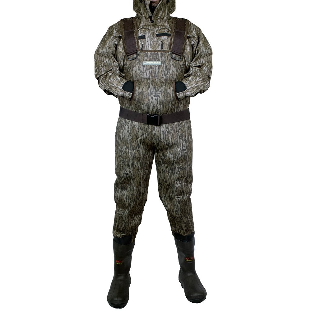 Paramount Outdoors BAYOU 3.5mm Neoprene Camo Chest Wader 600g Boots - Angler's Pro Tackle & Outdoors